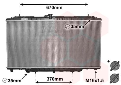 VAN WEZEL Radiators, Motora dzesēšanas sistēma 33002394